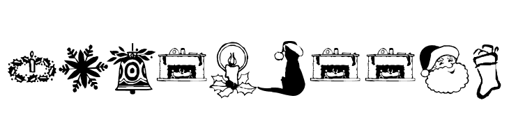 KR Christmas Dings Two  Free Fonts Download