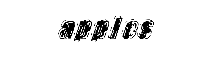 Zapped Trial Version  Free Fonts Download