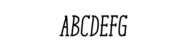 EnyoSlabMediumItalic  Free Fonts Download