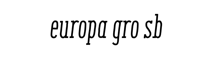EnyoSlabMediumItalic  Free Fonts Download