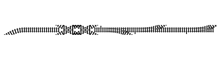 TrainTracks  Free Fonts Download