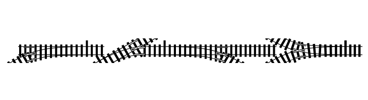 TrainTracks  Free Fonts Download
