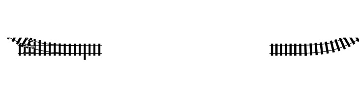 TrainTracks  Free Fonts Download