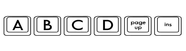 Keyboard KeysWd Wide  Free Fonts Download