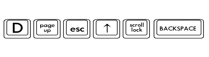 Keyboard KeysWd Wide  Free Fonts Download