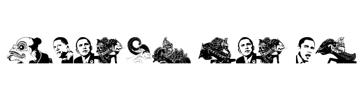 WayangObama2009  Free Fonts Download