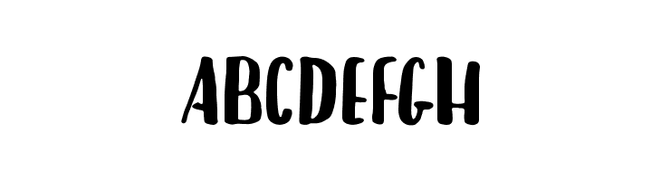 ABCDEFGH Christ Type Sans Font