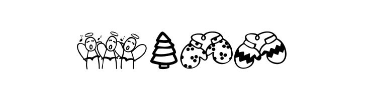 Austie Bost Christmas Doodles  Free Fonts Download