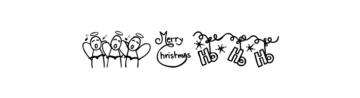 Austie Bost Christmas Doodles  Free Fonts Download