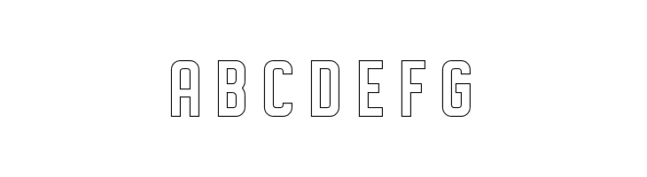 DISPLAYEDoutline  Free Fonts Download