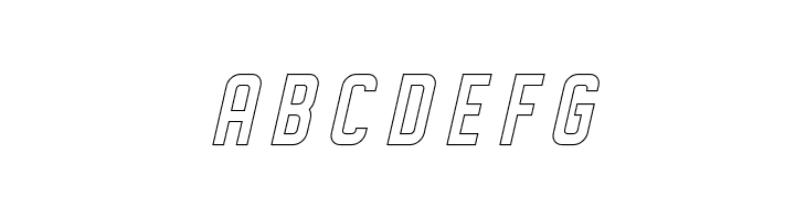 DISPLAYEDObliqueoutline  Free Fonts Download