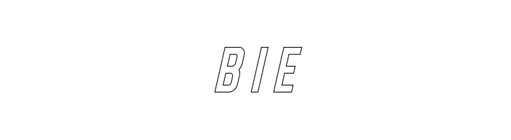 DISPLAYEDObliqueoutline  Free Fonts Download
