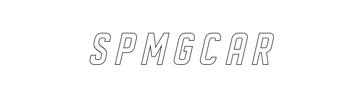 DISPLAYEDObliqueoutline  Free Fonts Download