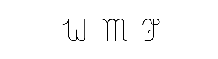 Minneola line  Free Fonts Download