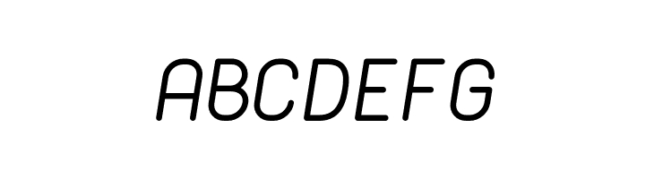 Cabo Rounded Italic  Free Fonts Download