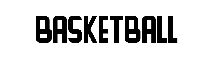 BASKETBALL ZAPPAT Black Font