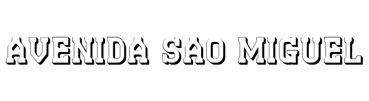 Retro Town 3D  Free Fonts Download