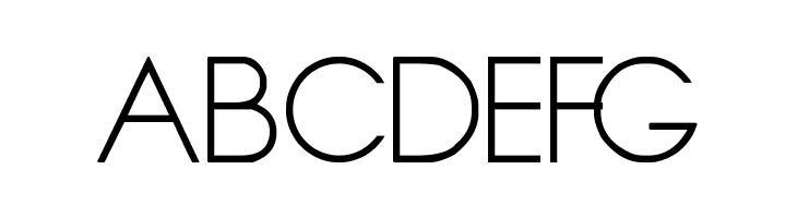 Thin Lines and Curves  Free Fonts Download