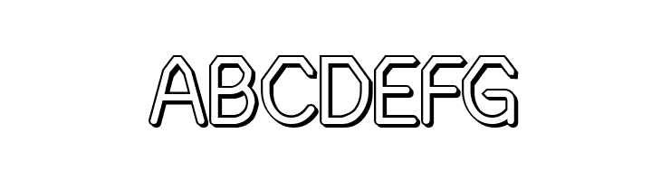 Alpha Romanie Outline G98  Free Fonts Download