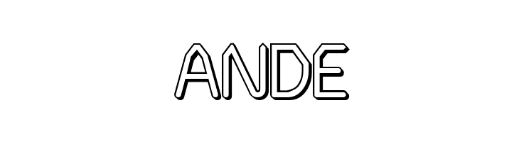 Alpha Romanie Outline G98  Free Fonts Download