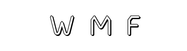 Alpha Romanie Outline G98  Free Fonts Download