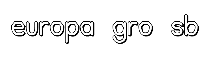 Alpha Romanie Outline G98  Free Fonts Download