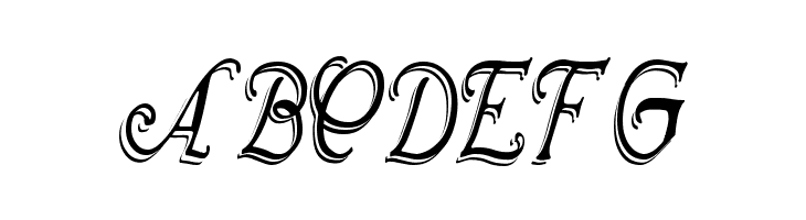 Wrenn Initials Shadowed Cond  Free Fonts Download