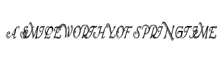 Wrenn Initials Shadowed Cond  Free Fonts Download