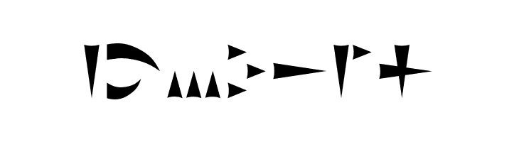 Ork Glyphs  Free Fonts Download