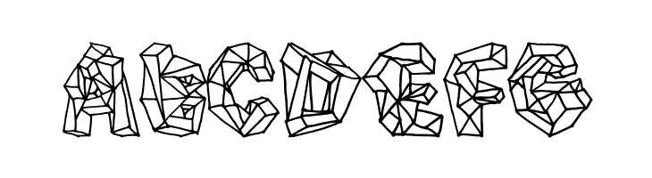 Polygons Regular  Free Fonts Download