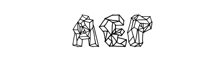 Polygons Regular  Free Fonts Download