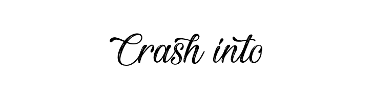 Crash%2Binto Beautiful and Openhearted Font