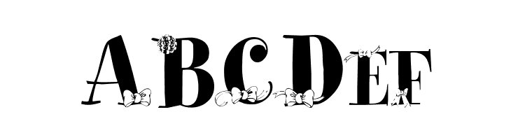 Paquet Cadeaux  Free Fonts Download