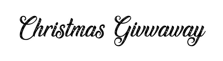 Christmas%2BGivwaway Waving at Christmas Font