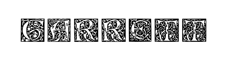 William Morris Initials  Free Fonts Download