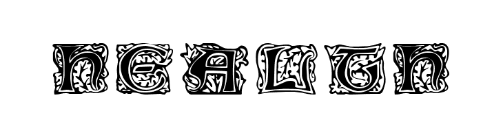 William Morris Initials  Free Fonts Download