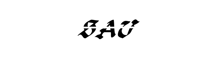 Uberhölme Lazar Italic  Free Fonts Download