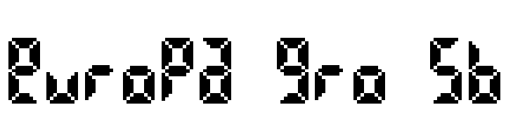 Bittypix Countdown  Free Fonts Download