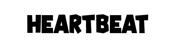 HEARTBEAT Squirk Font