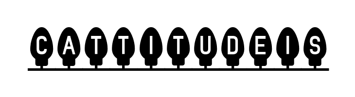 Xmas Fairy Lights Solid  Free Fonts Download