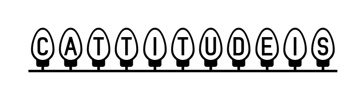 Xmas Fairy Lights  Free Fonts Download