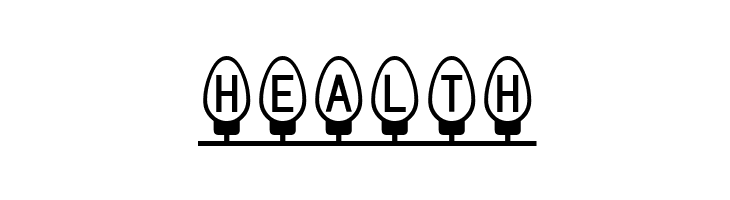 Xmas Fairy Lights  Free Fonts Download