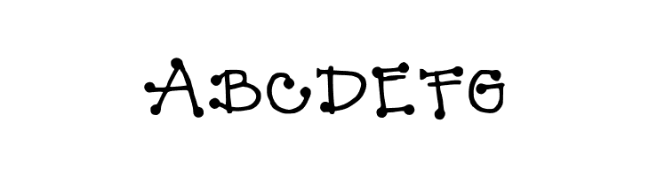 Hotty Dotty Medium  Free Fonts Download