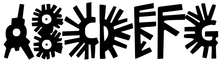 Pollo Pueblo - Black  Free Fonts Download