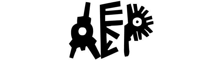 Pollo Pueblo - Black  Free Fonts Download