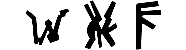 Pollo Pueblo - Black  Free Fonts Download