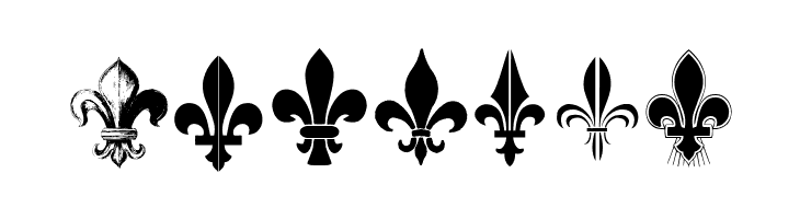 CF Fleurs de Lys Regular  Free Fonts Download