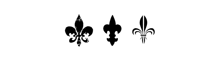 CF Fleurs de Lys Regular  Free Fonts Download