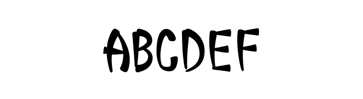 CF General Tao Regular  Free Fonts Download