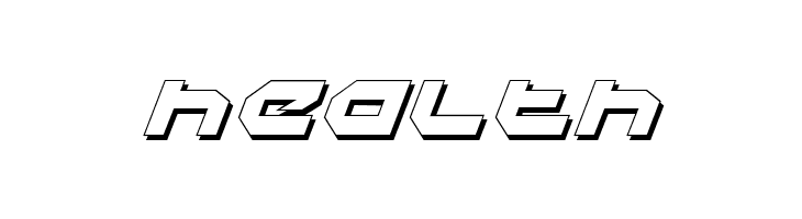 Halo Shadow Italic  Free Fonts Download